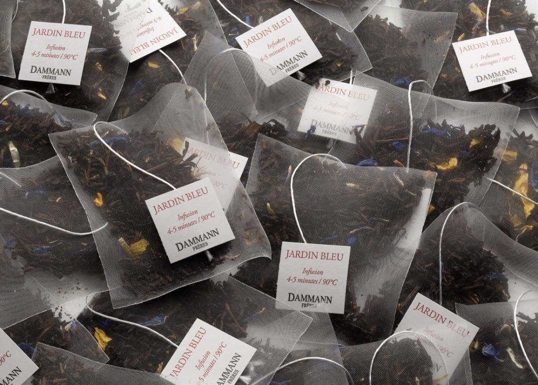 Dammann Freres Sachets, Jardin Bleu Tea Bags, Premium Gourmet French Black Te…
