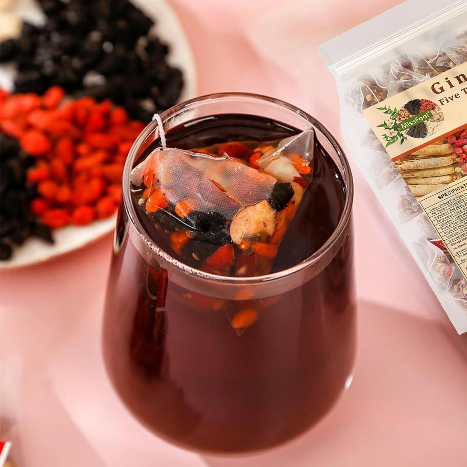 Ginseng Five Treasures Tea – Liver & Kidney Support