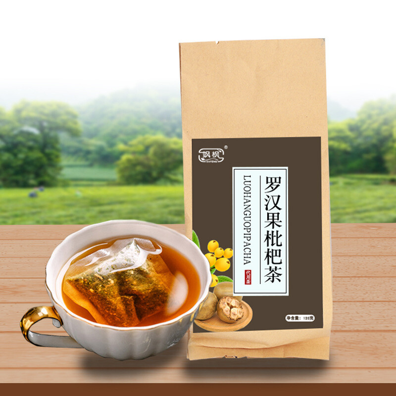Luo Han Guo Loquat Tea with Tangerine Peel Licorice Chrysanthemum Tea Bags
