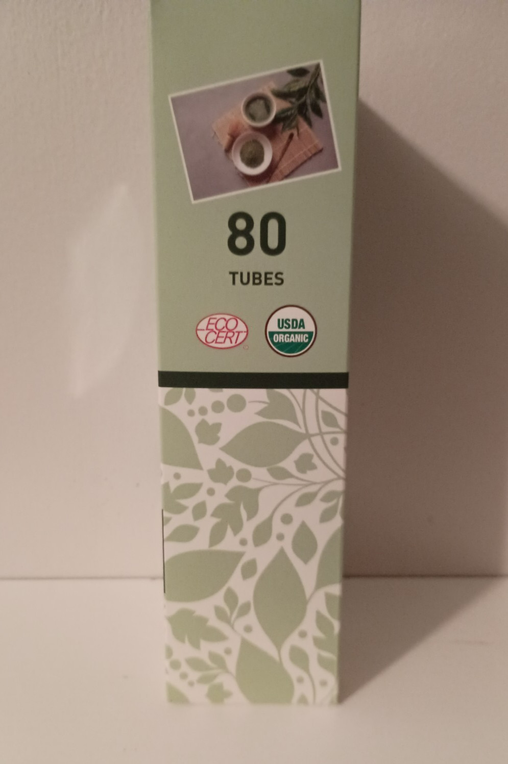 Harmony® Pure Organic Matcha Green Powder on-the-go Tea Tubes 80 Ct Box 10/2027