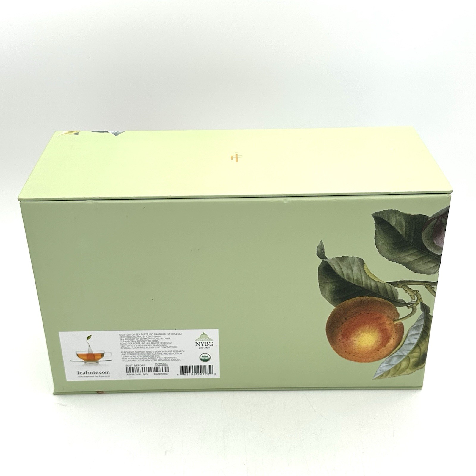 Tea Forte Fleur Gift Set with Cafe Cup Tea Tray and 10 Handcrafted Tea Infusers