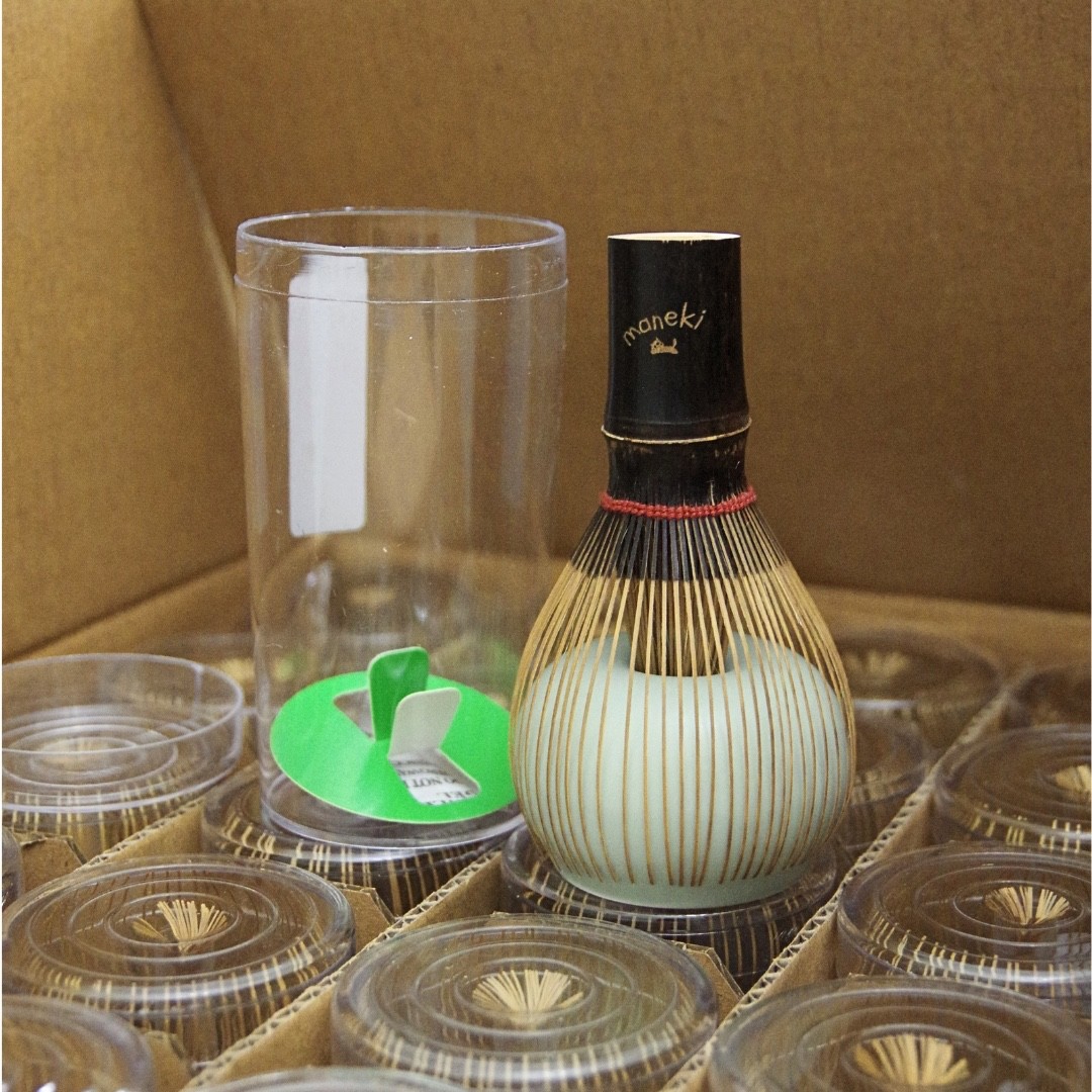 US SELLER — Shirotake Shin 100-Prong Chasen Handcrafted Bamboo Matcha Tea Whisk