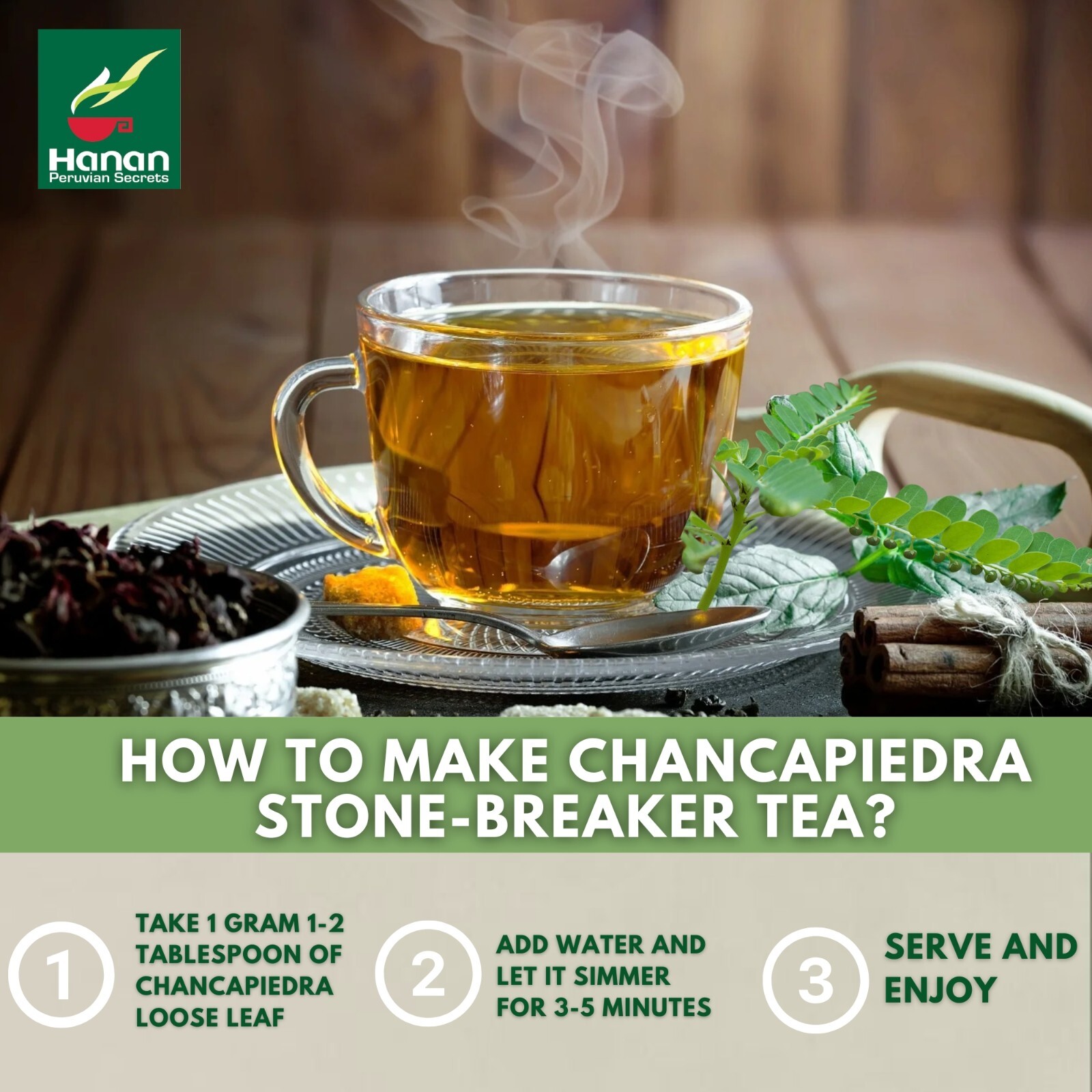 Chanca Piedra 40g Stone Breaker 1.4oz Loose Herbal Tea from Peru