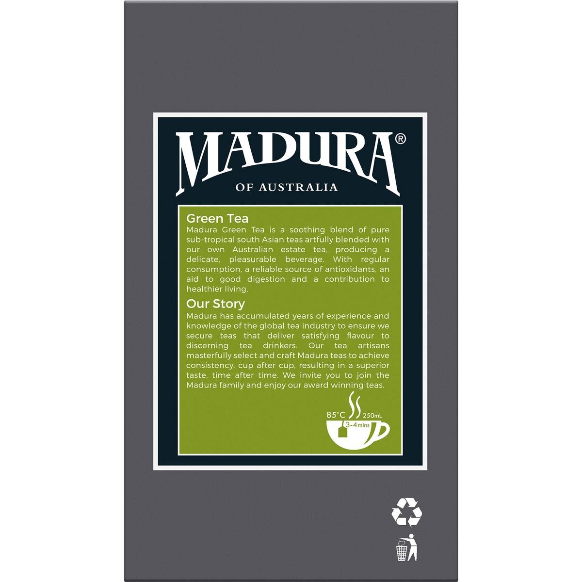 Madura Green Tea Bags 50 Pack