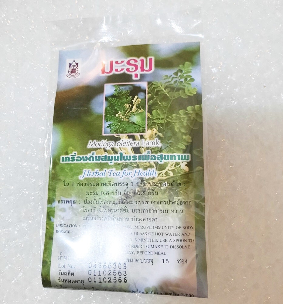 10 Pcs 150 Tea Bag Moringa Oleifera Lamk Thai Herbal Tea For Health Eye For Bone