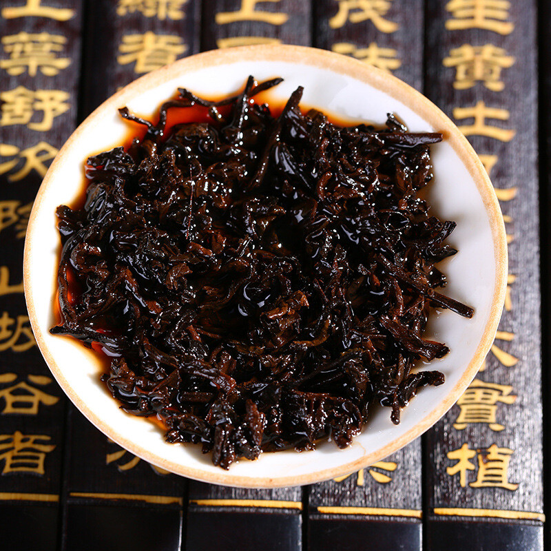 Yunnan Shu Brown Pu-erh Tea Ripe Golden Tree Arbor Cooked Puer 357g