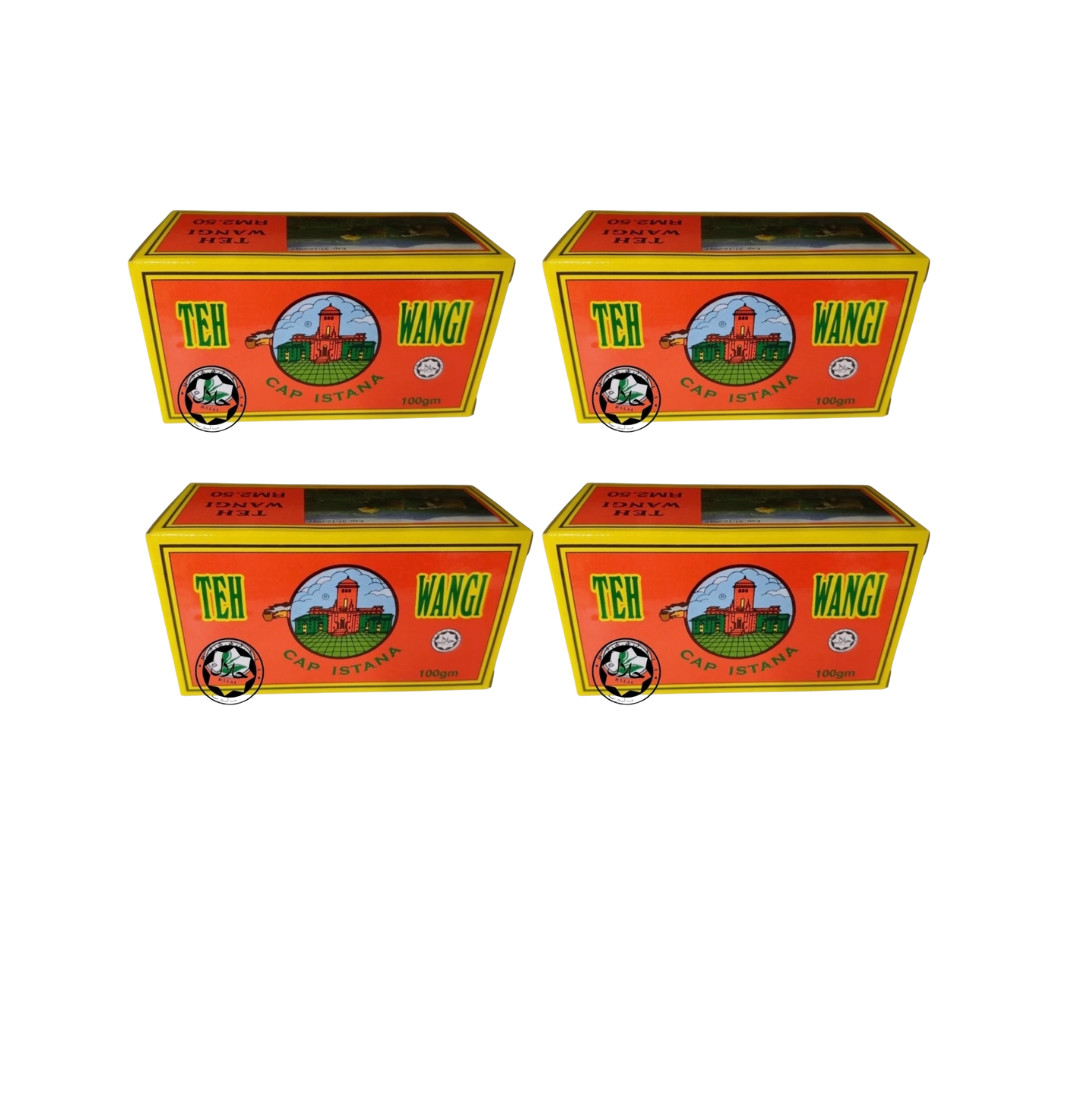 4 Box X 100gram – TEH WANGI CAP ISTANA AROMATIC BLACK TEA DHL EXPRESS