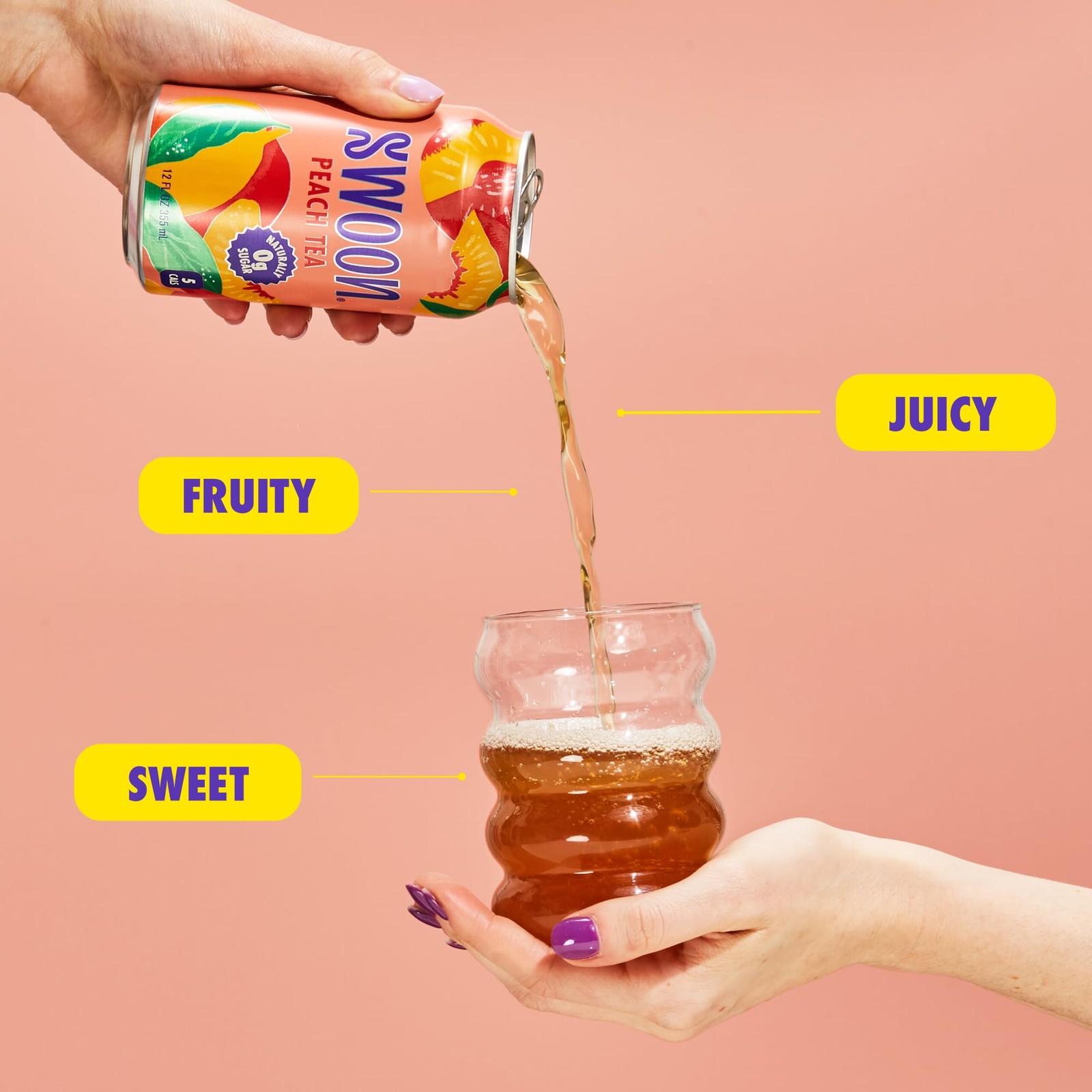 Swoon Peach Tea Sugar Free, Low Carb, PaleoFriendly, Gluten Free Flavored K…