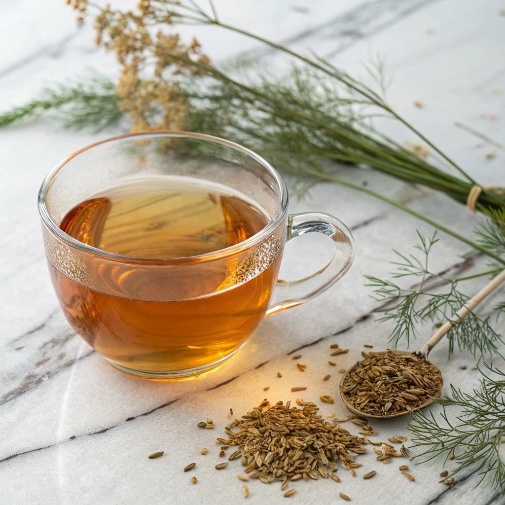 Premium Fennel Tea Bags, 80 Tea Bags. Made with Natural Whole Fennel Seeds,