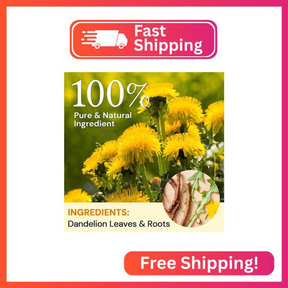 Dandelion Leaf & Root Herbal Tea-Caffeine-free, 50 Teabags