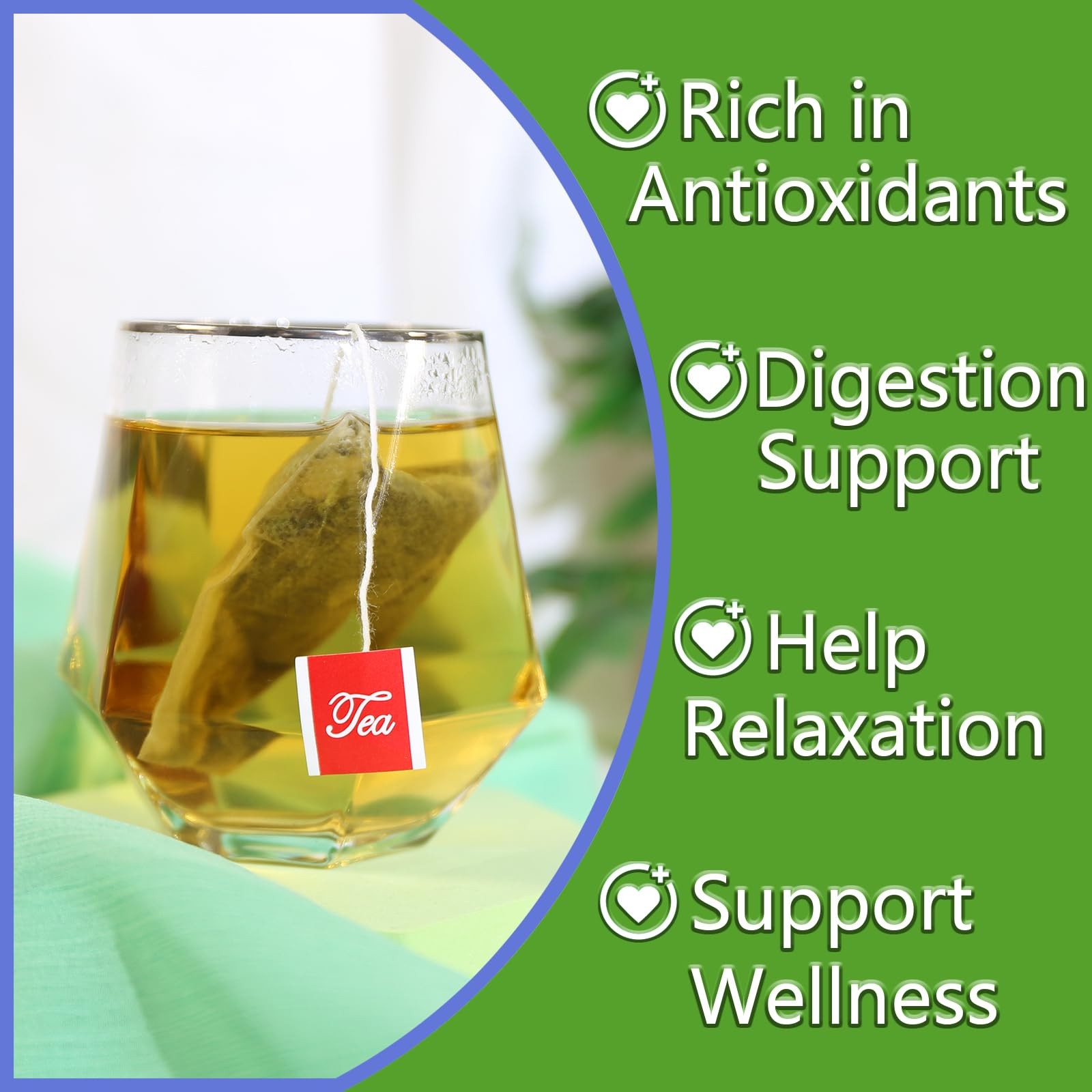 Lemon Balm Tea Bag – 1.5g X 50 Count – Pure 50 (Pack of 1)