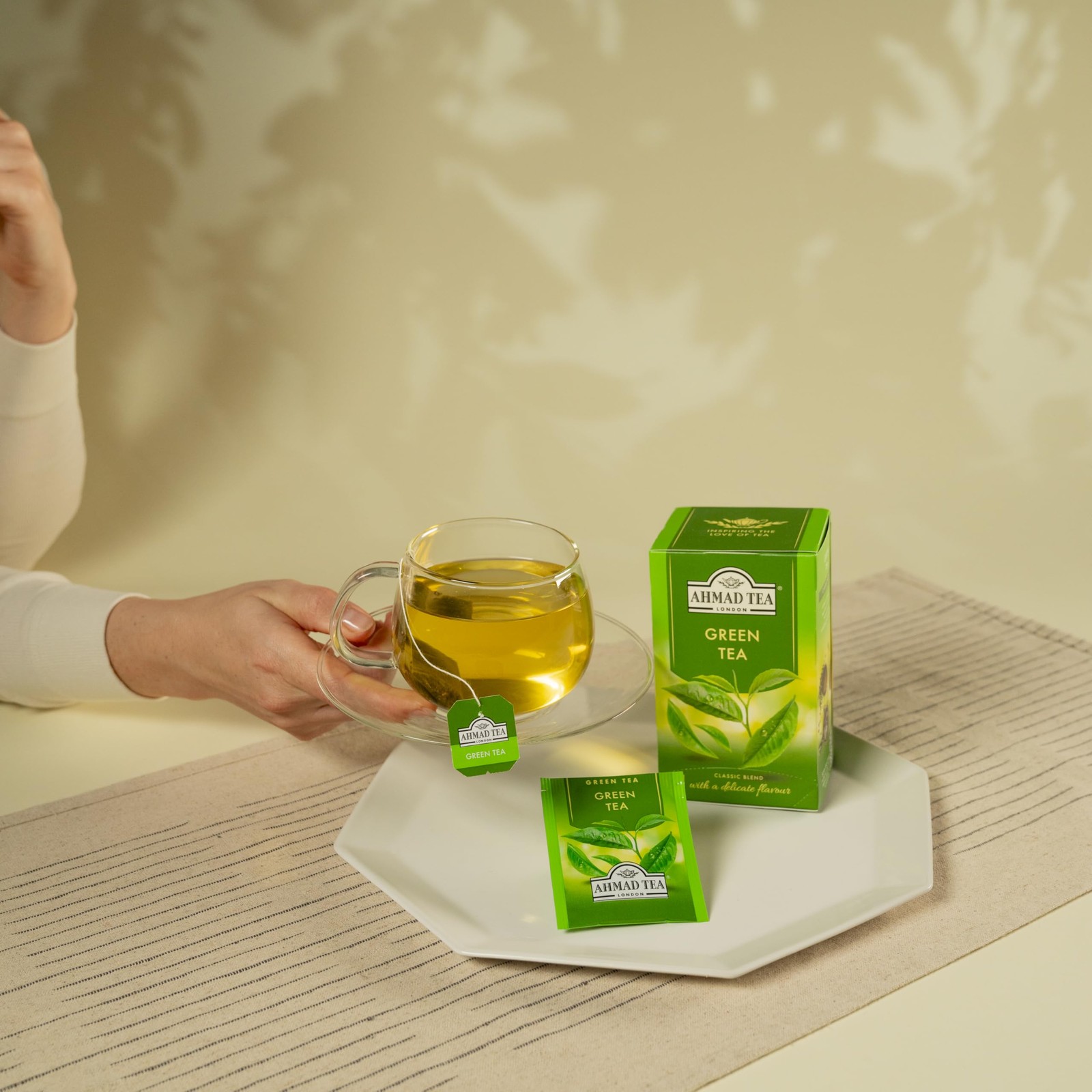 Ahmad Tea Green Tea, Green Tea Pure Teabags, 20 ct (Pack of 1)