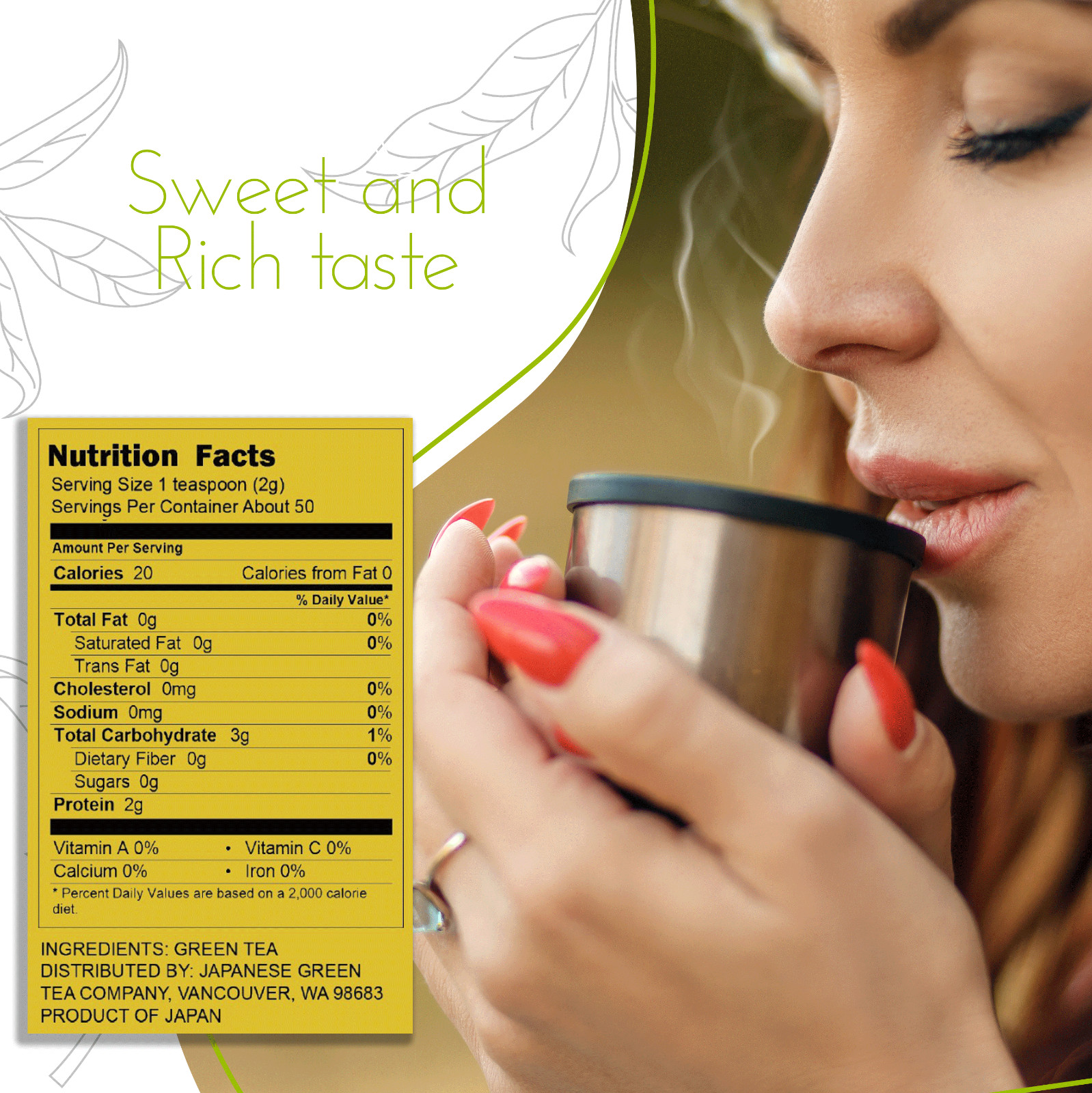 Nozomi Japanese Tea – Kabuse Sencha Green Tea – Vegan Single Origin Japanese