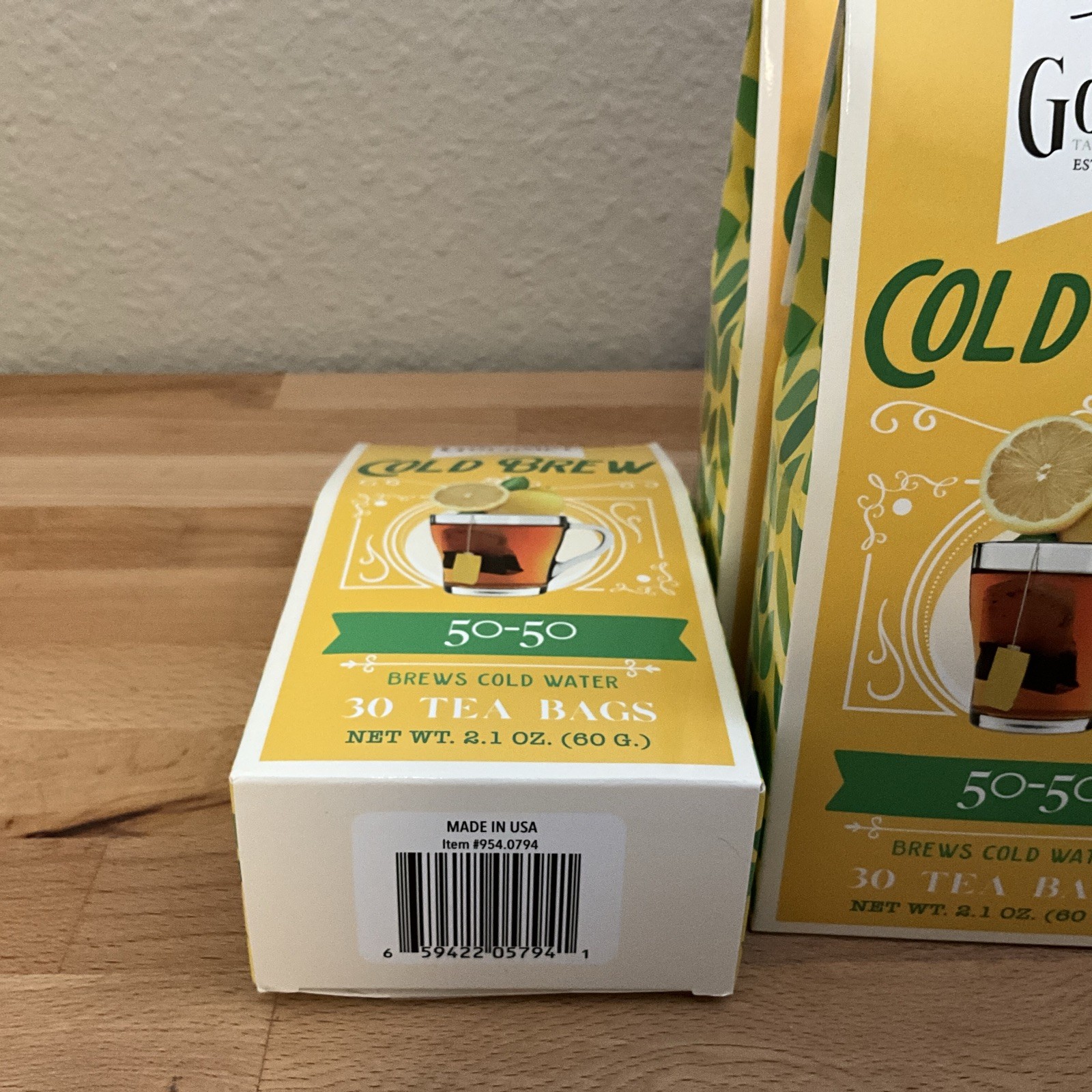 Too Good Gourmet Cold Brew 50-50 Tea Bags 30 Bags Per Box-Lot Of 3 EXP 11/25