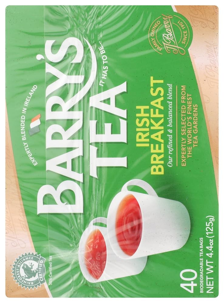Barry’s Irish Breakfast Tea, 40 Tea Bags 40 Count (Pack of 1)
