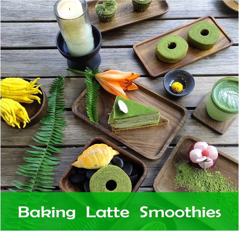 Organic Matcha Green Tea Powder – 100% Pure Matcha for Latte & Baking