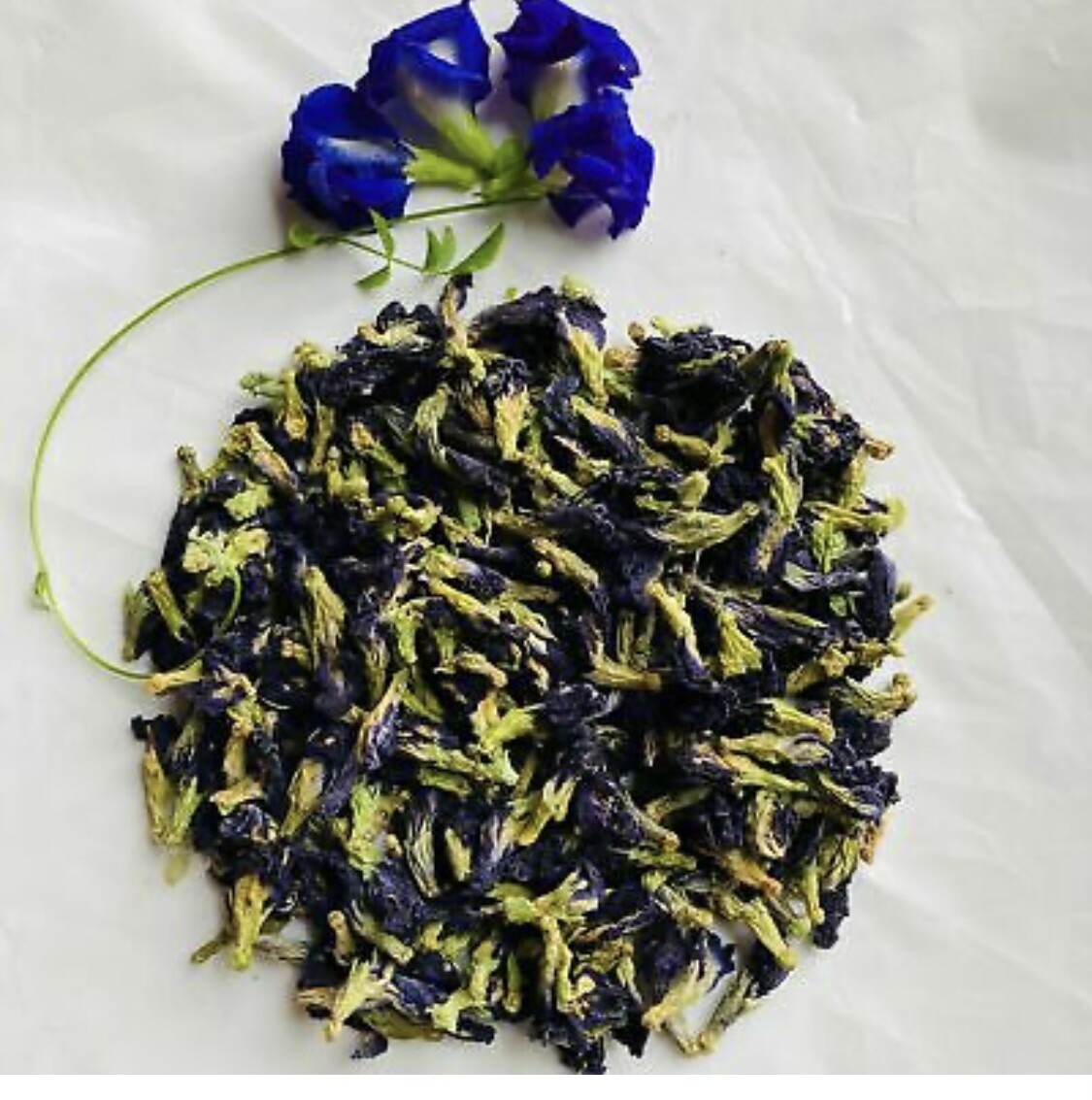 Butterfly Pea Flower Tea 100g – Ideal for 500 cups or more, Premium Dried Flower
