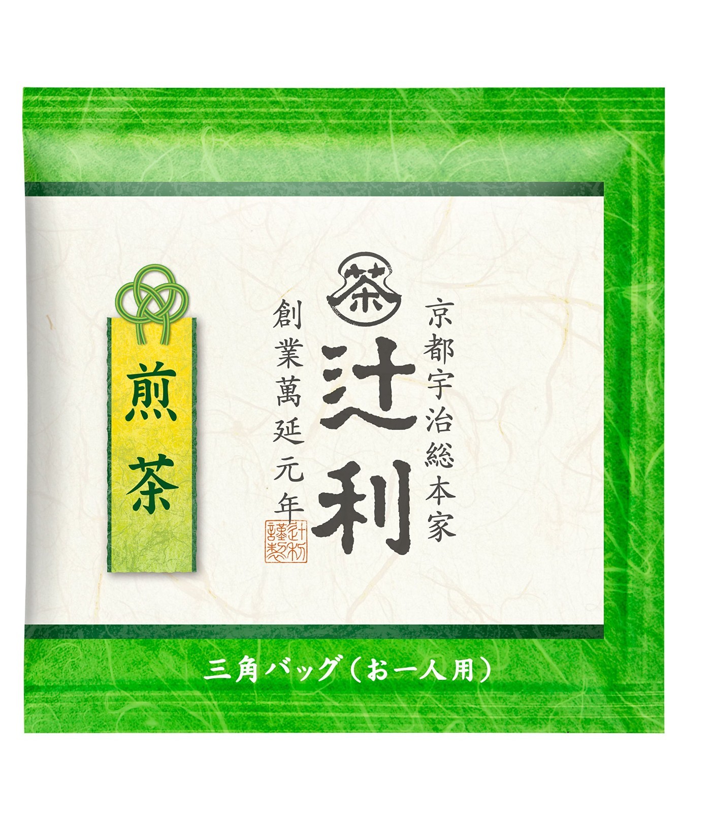 Tsujiri Japanese Sencha Green Tea Triangle Tea Bag 2g x 50P from Uji Kyoto JAPAN
