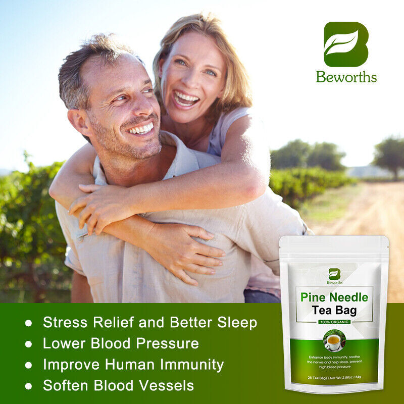Natural Pine Needle Tea for Blood Pressure Health Stress Relief Immunity Booster