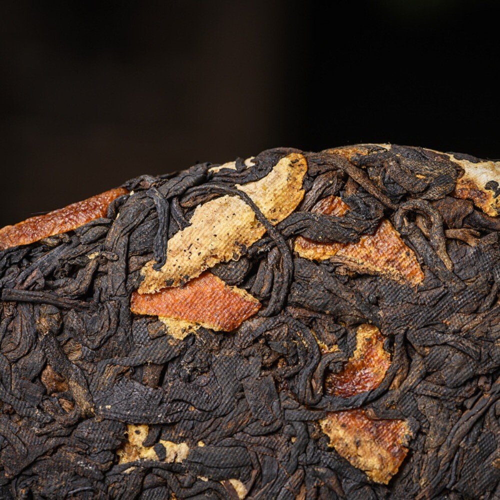 2024 Tangerine Peel Puerh Tea Gu Yi Dried Orange Peel Pu-erh Ripe Pu’er Tea 357g