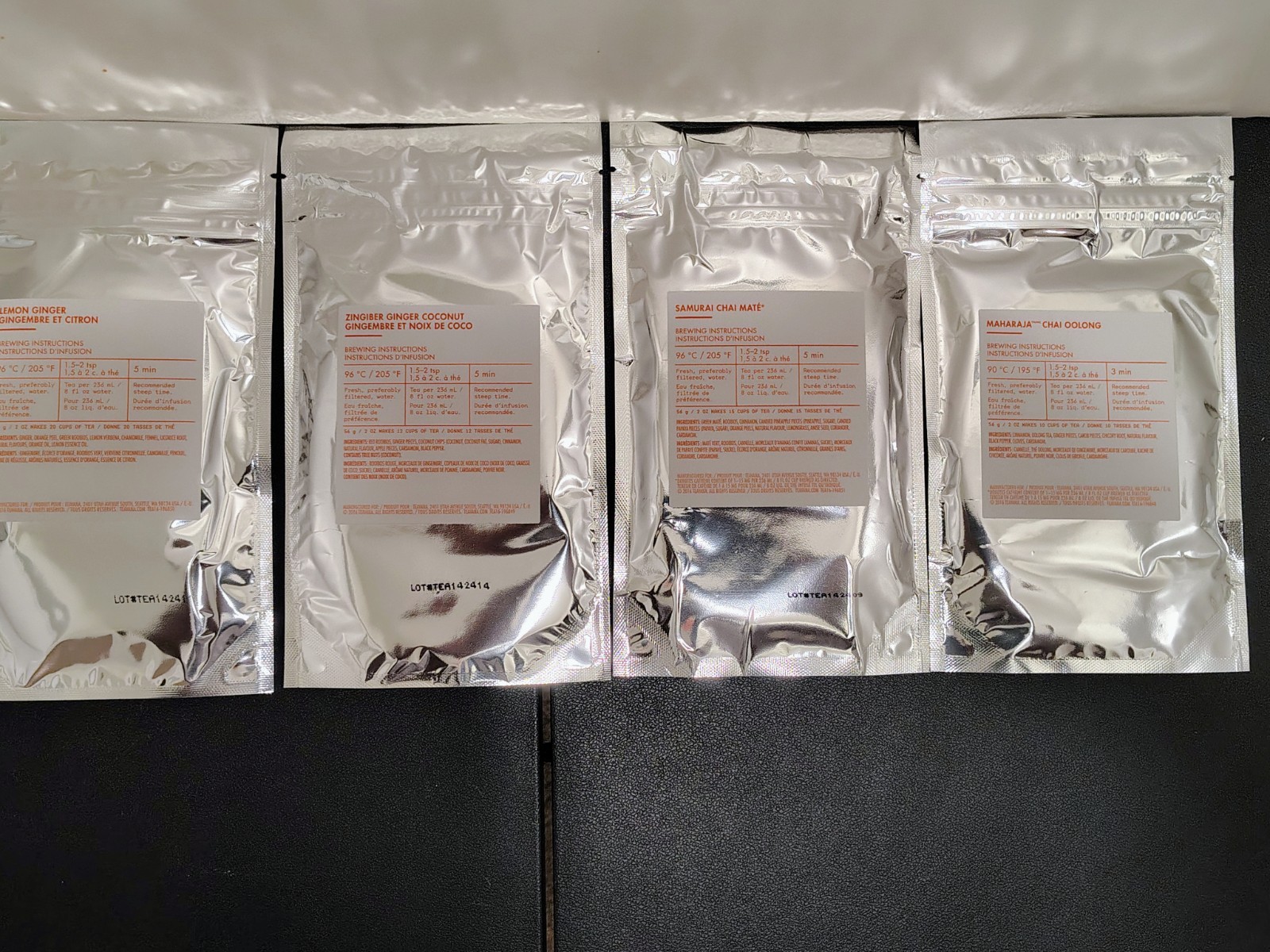 NEW! 4 Pack Of TEAVANA 2 OZ FACTORY SEALED