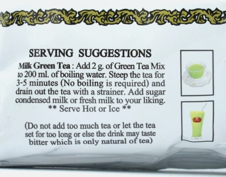 Thai Green Tea Mix Milk Tea Cha TraMue Number One Brand Hot/Cold Drink 200g