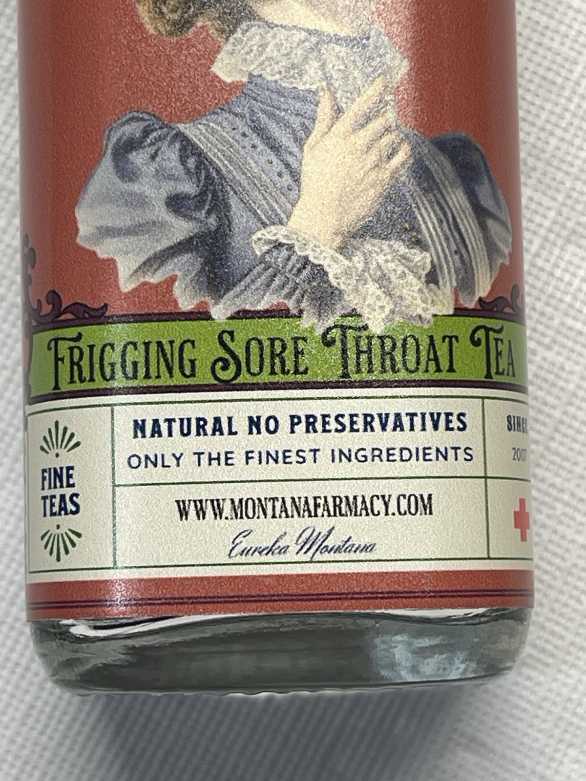 Montana Farmacy Frigging Sore Throat Tea Loose Leaf Glass Jar