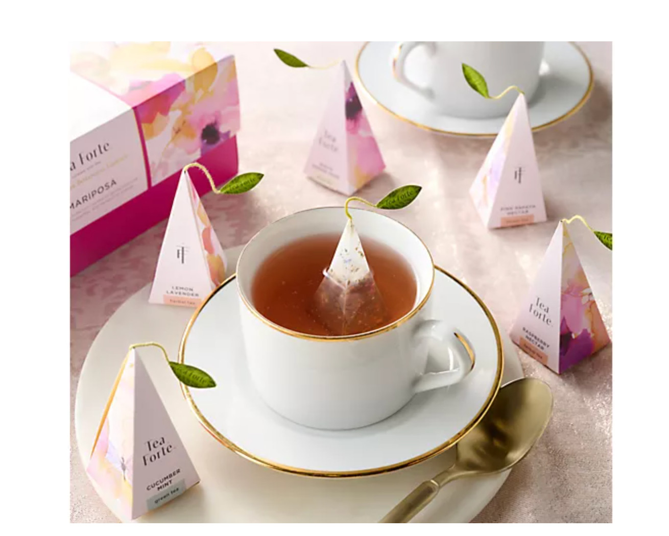 Tea Forte Mariposa Presentation Box of 20 Tea Infusers