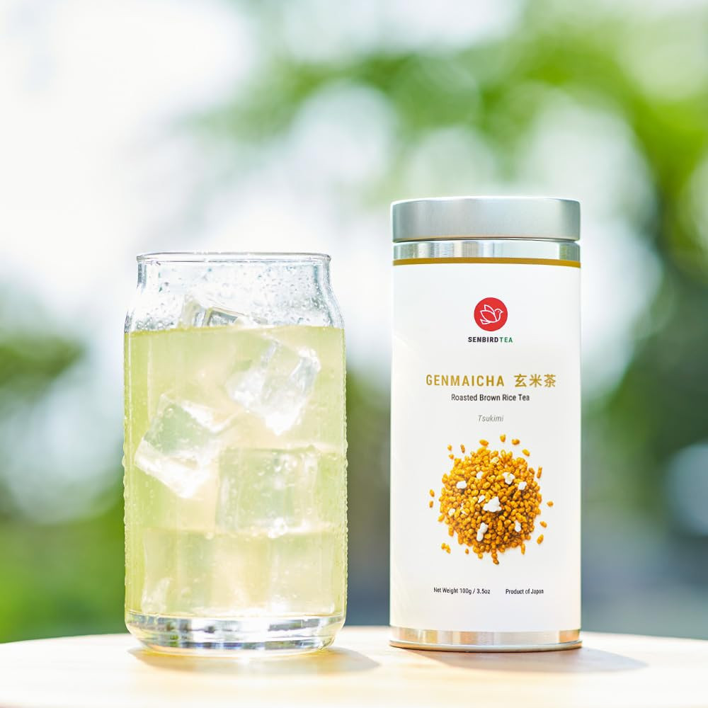 Premium Genmaicha – Caffeine-Free Japanese Mochi Rice Tea – from Hokkaido, Japan