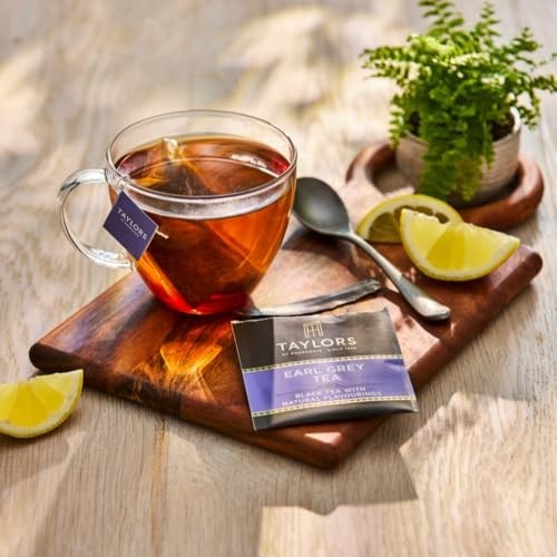 Earl Grey Black Tea Bags – Individually Wrapped, 120 Count, Fragrant & Caffeinat