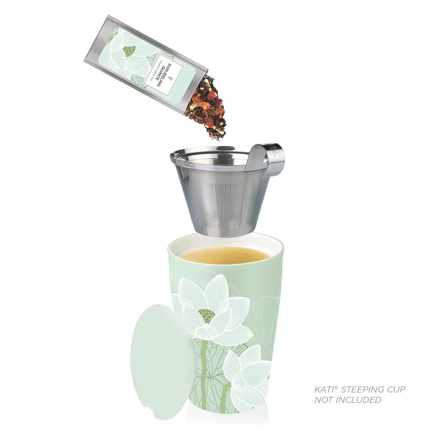 Single Steeps Loose Leaf Tea Sampler, Assorted Variety Tea Box, 15 Single Ser…