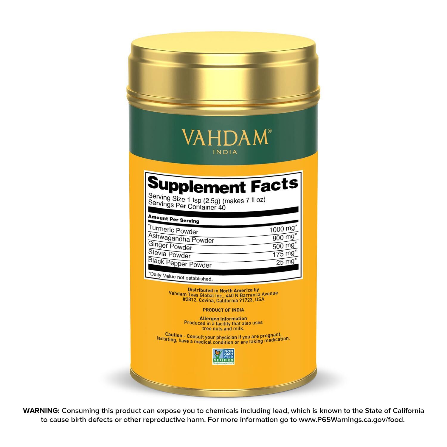 Golden Milk Recovery & Nourishing Latte Mix – Ashwagandha with Turmeric Curc…