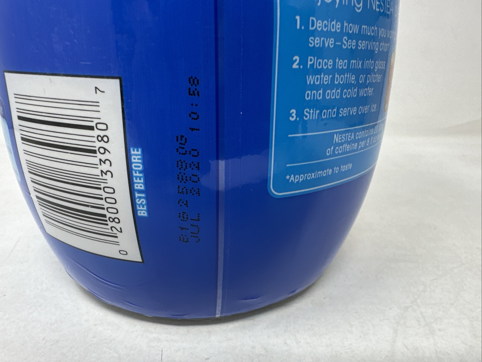 NESTEA Sweet Iced Tea Instant Discontinued and RARE 20 Quarts BB 2020 Sealed