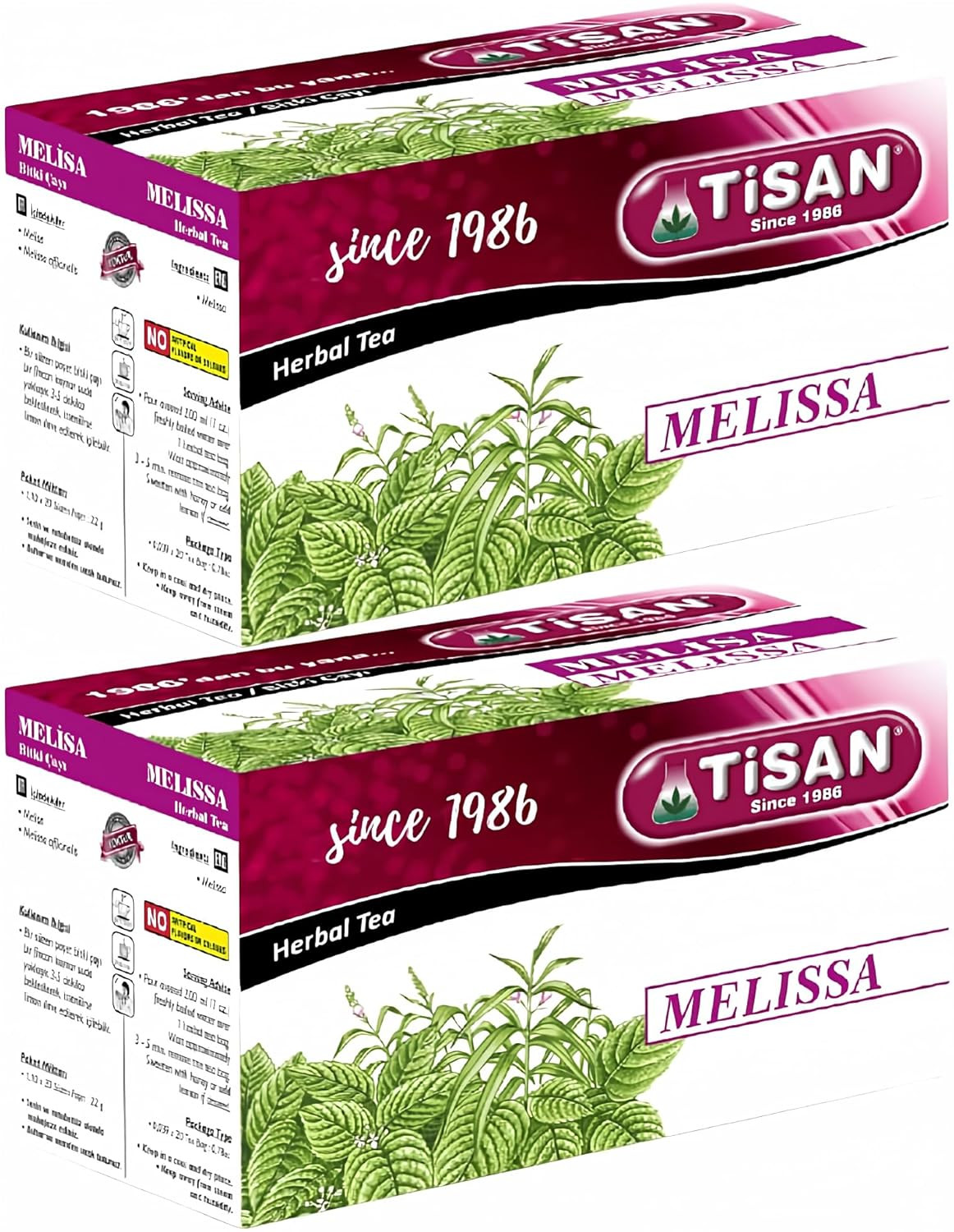 Melissa Tea from – 2 boxes total 40 tea bags FREE SHIPPING