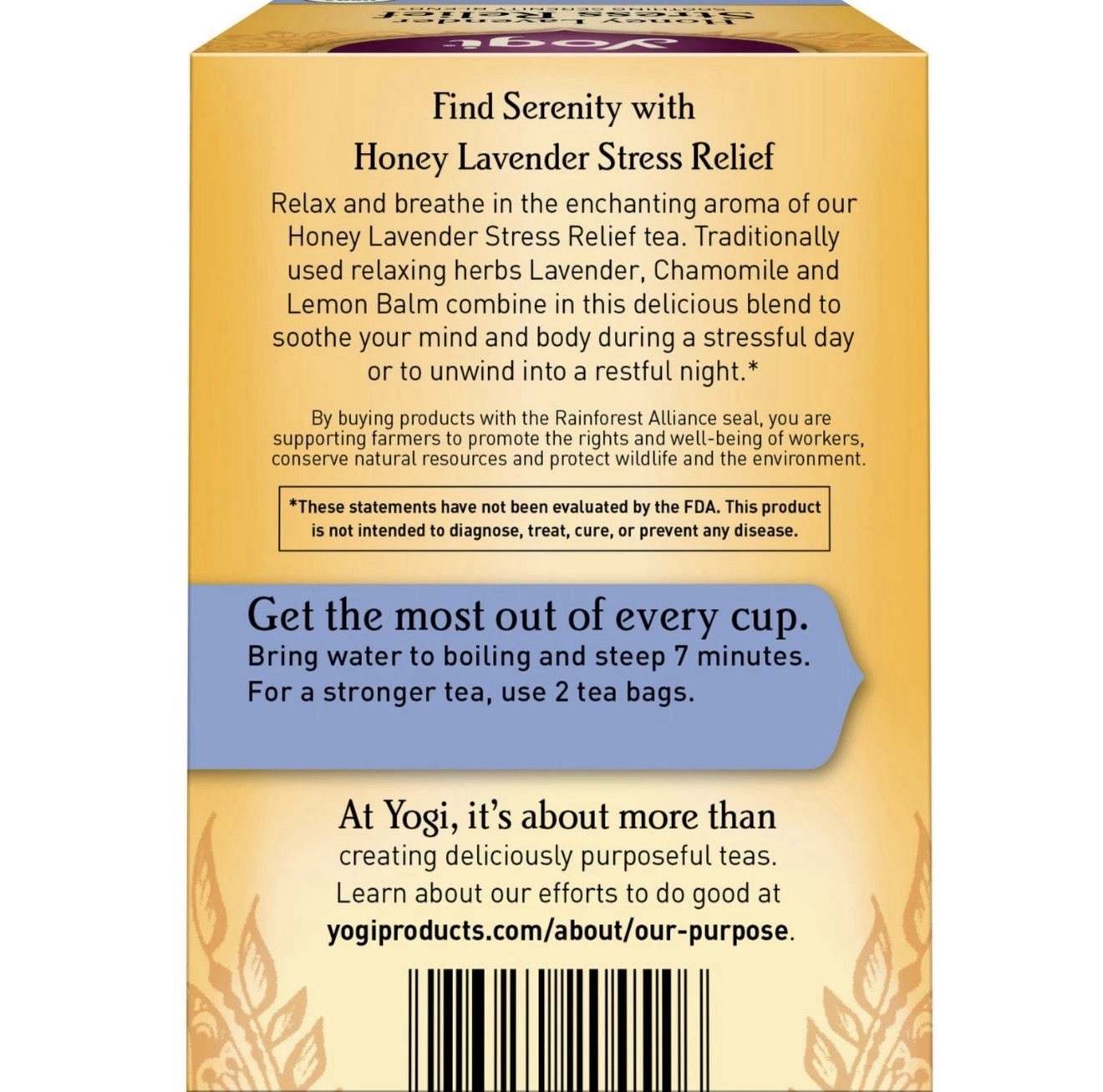 Yogi Tea Blueberry Sage Stress Relief – 16 Tea Bags per Pack (4 Packs) – Rela…