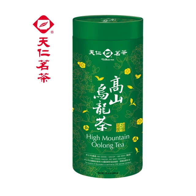 NEW TenRen’s TEA Oolong Tea 天仁茗茶 台灣茗賞烏龍茶 (茶王 + 高山 + 凍頂烏龍茶 600g/各一罐) TEN REN