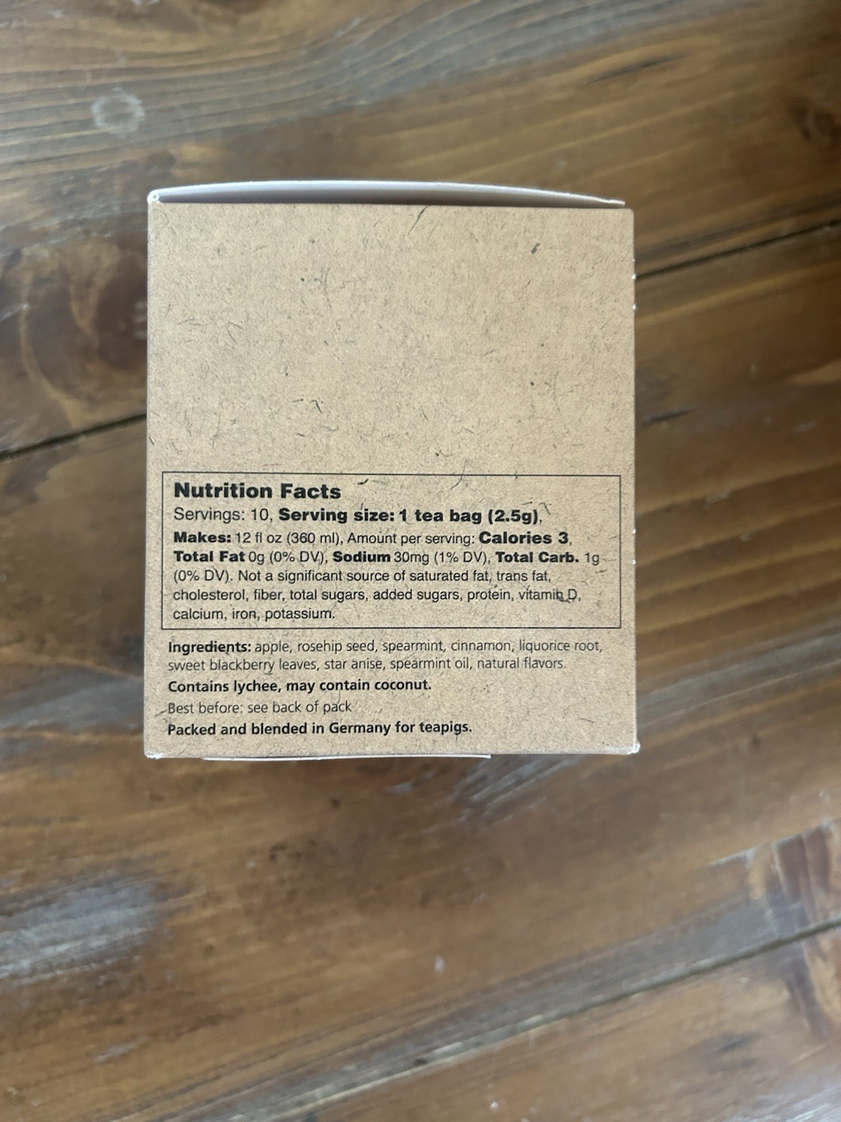 Teapigs Tea Variety Lychee & Rose Chocolate Flake Sweet Spearmint