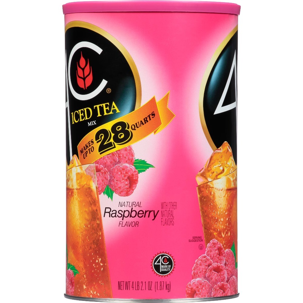 4C Raspberry Iced Tea Mix, 66.1 oz, 1 Ct