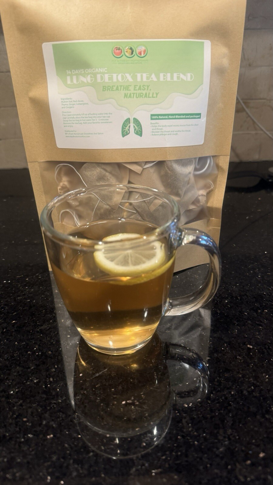 Organic Lung Detox Herbal Tea Blend – Natural Respiratory Support