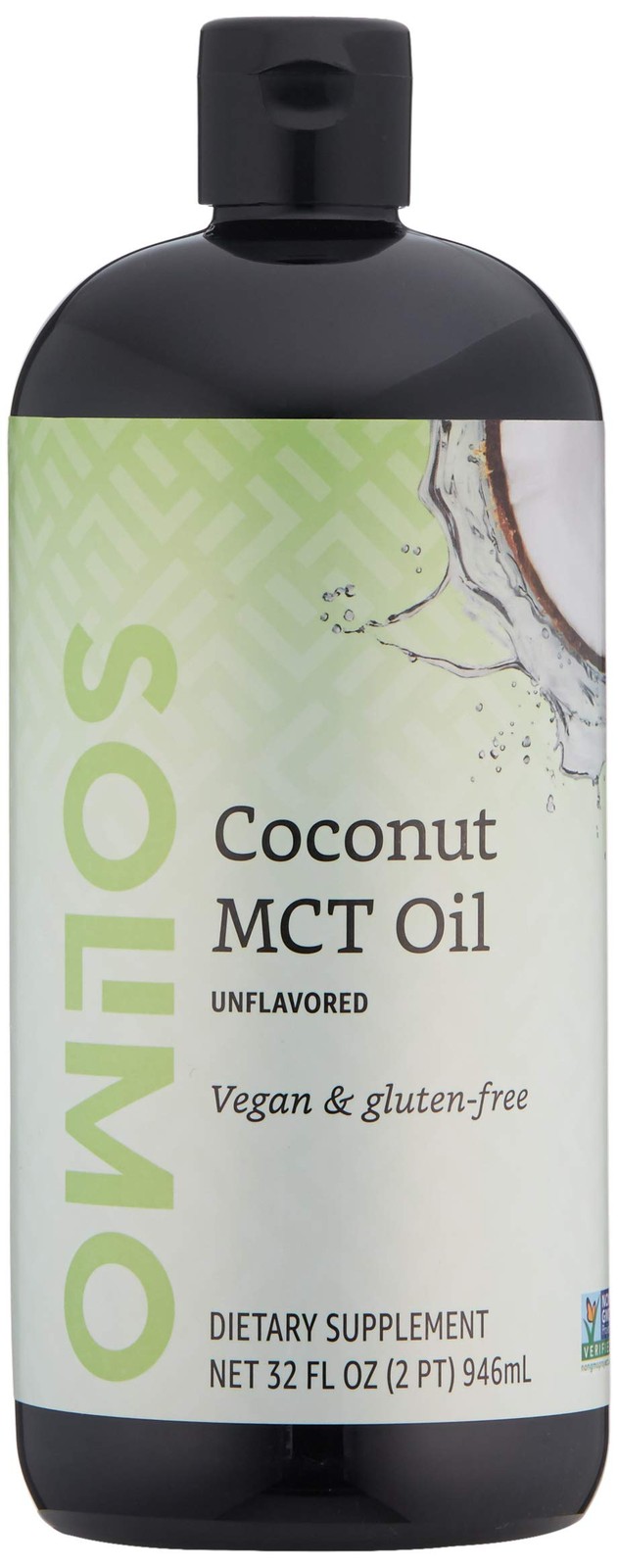Amazon Brand – Solimo MCT Liquid Coconut Oil, 32 fl oz (Pack of 1)