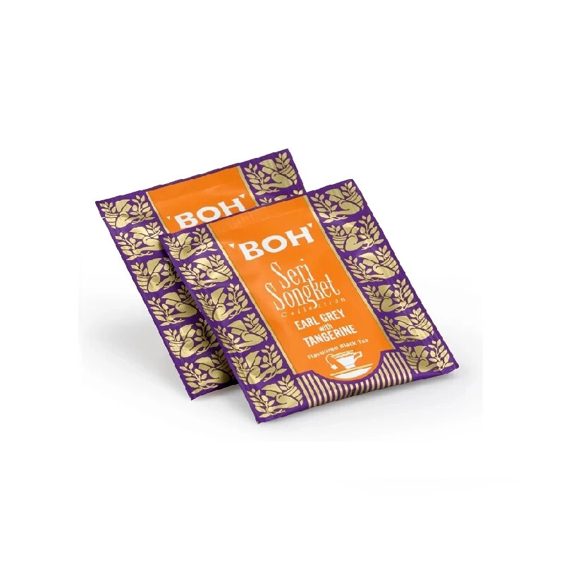 BOH SERI SONGKET EARL GREY WITH TANGERINE 20 TEABAG SACHET | MALAYSIA PRODUCT.