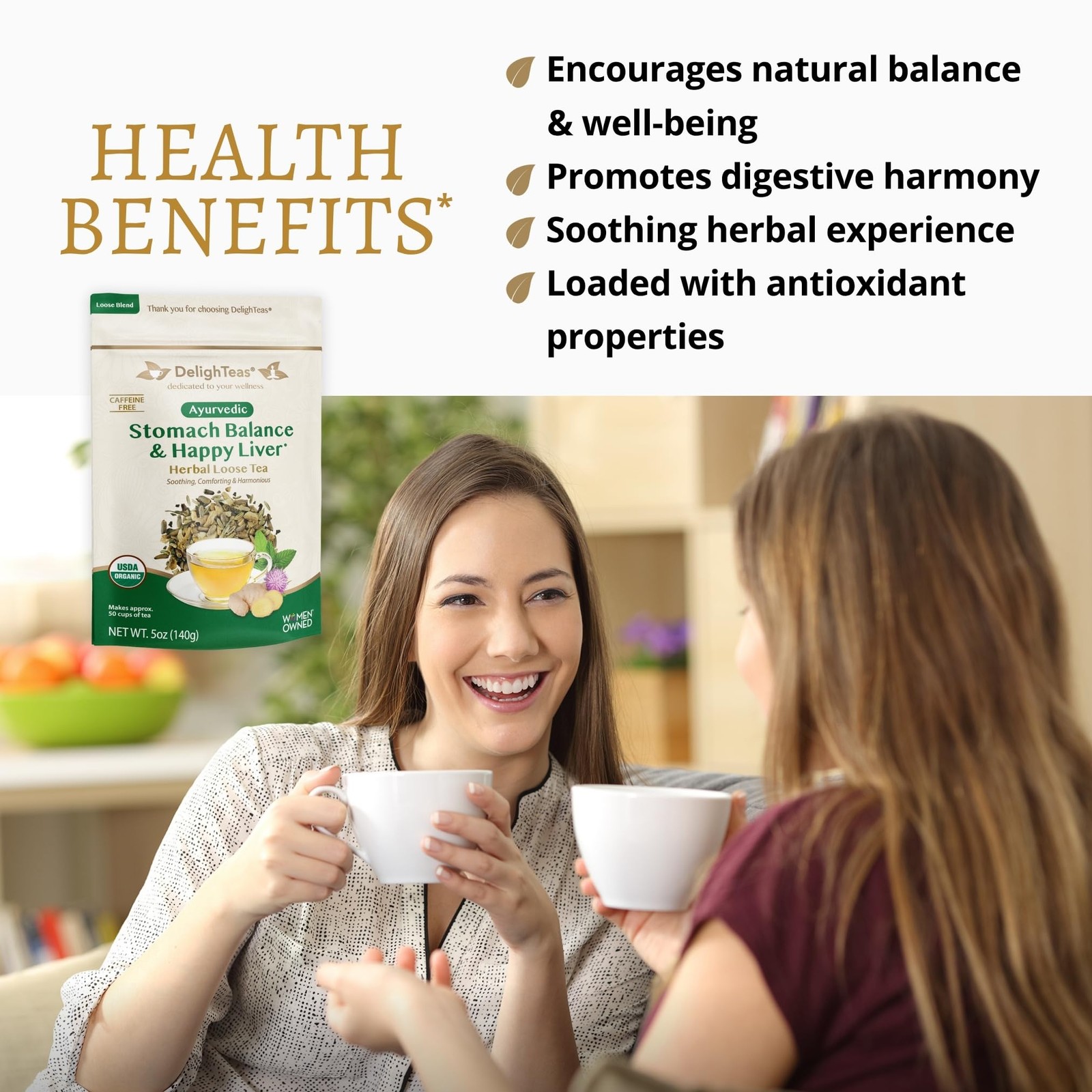 Stomach & Liver Tea | Ayurvedic Herbal Blend for Digestion | Organic Milk Thi…