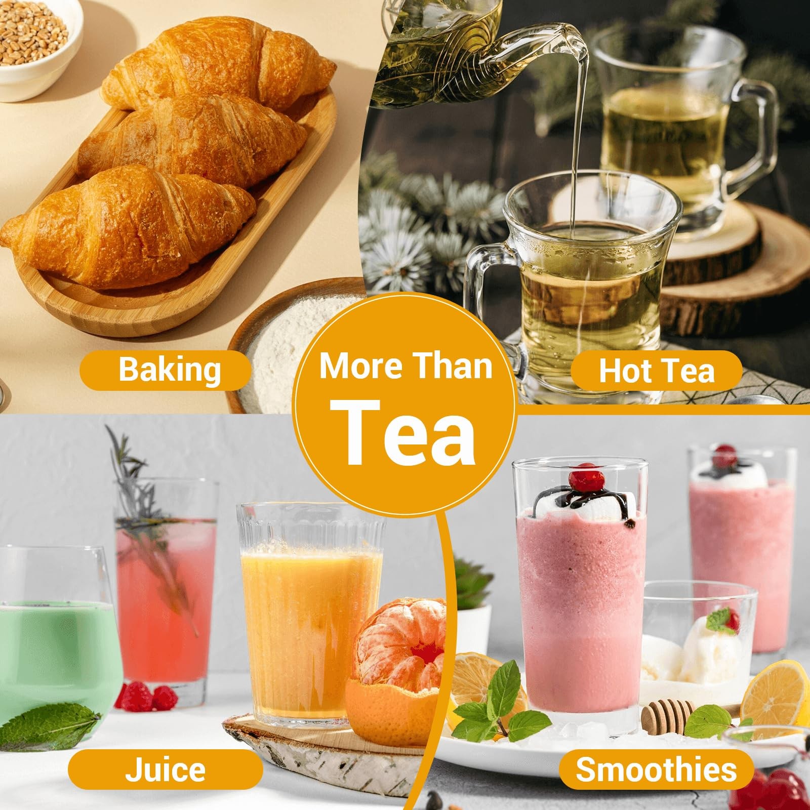 Dandelion Leaf & Root Herbal Tea-Caffeine-free herbal tea，No Sugar，50 Teabags