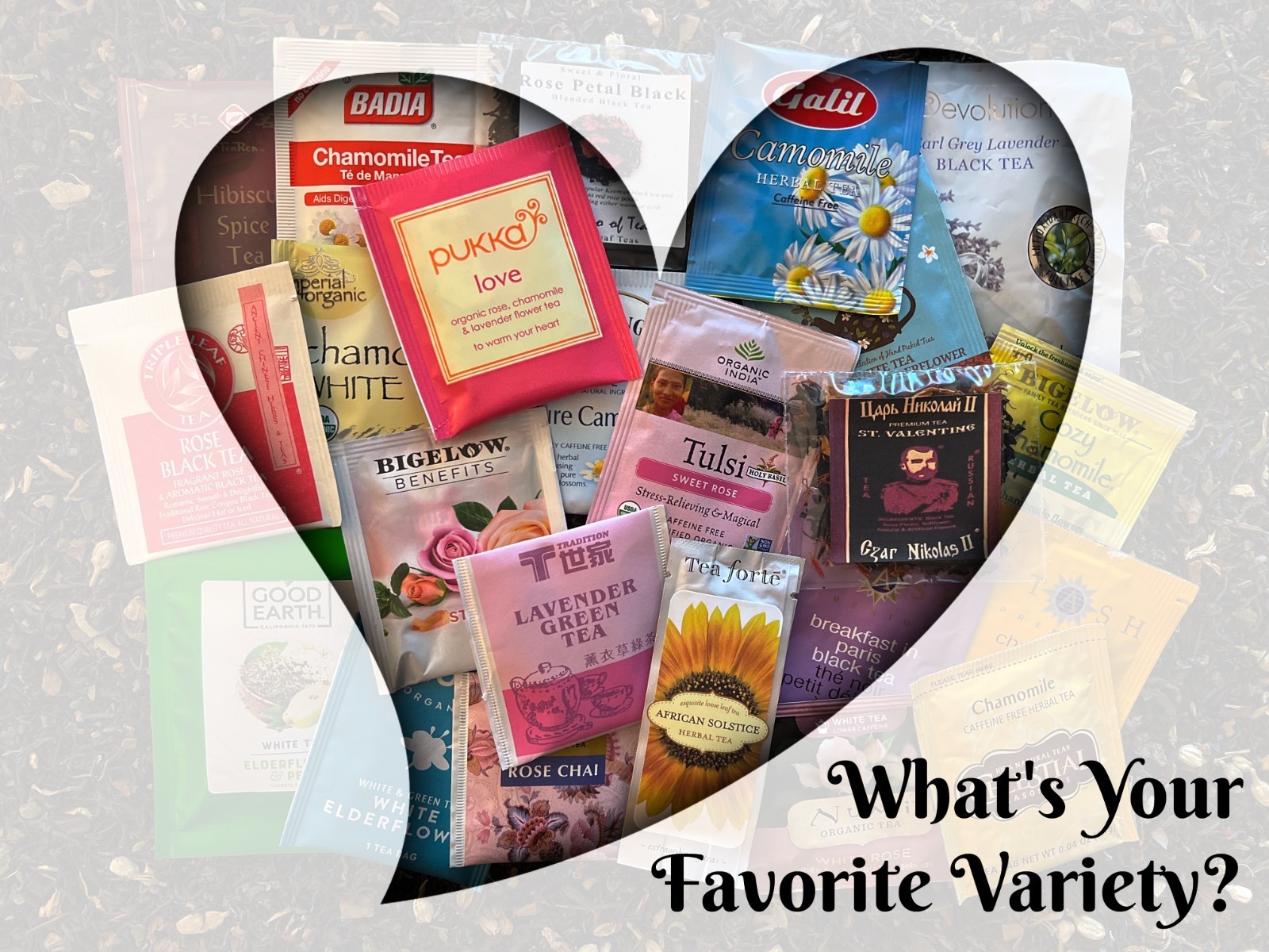 Floral Tea Bag Sampler Variety Pack – 24 Single-Serve Varieties – 19 Brands