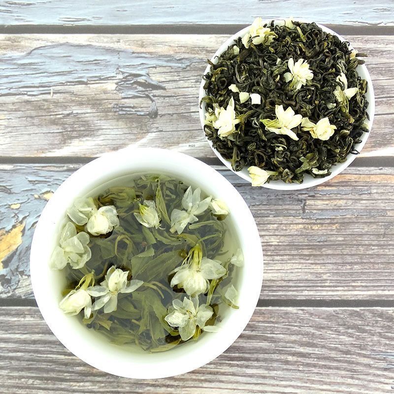Chinese Organic Jasmine Flower Tea Jasmine Tea Mo Li Xiao Bai Hao Green Tea