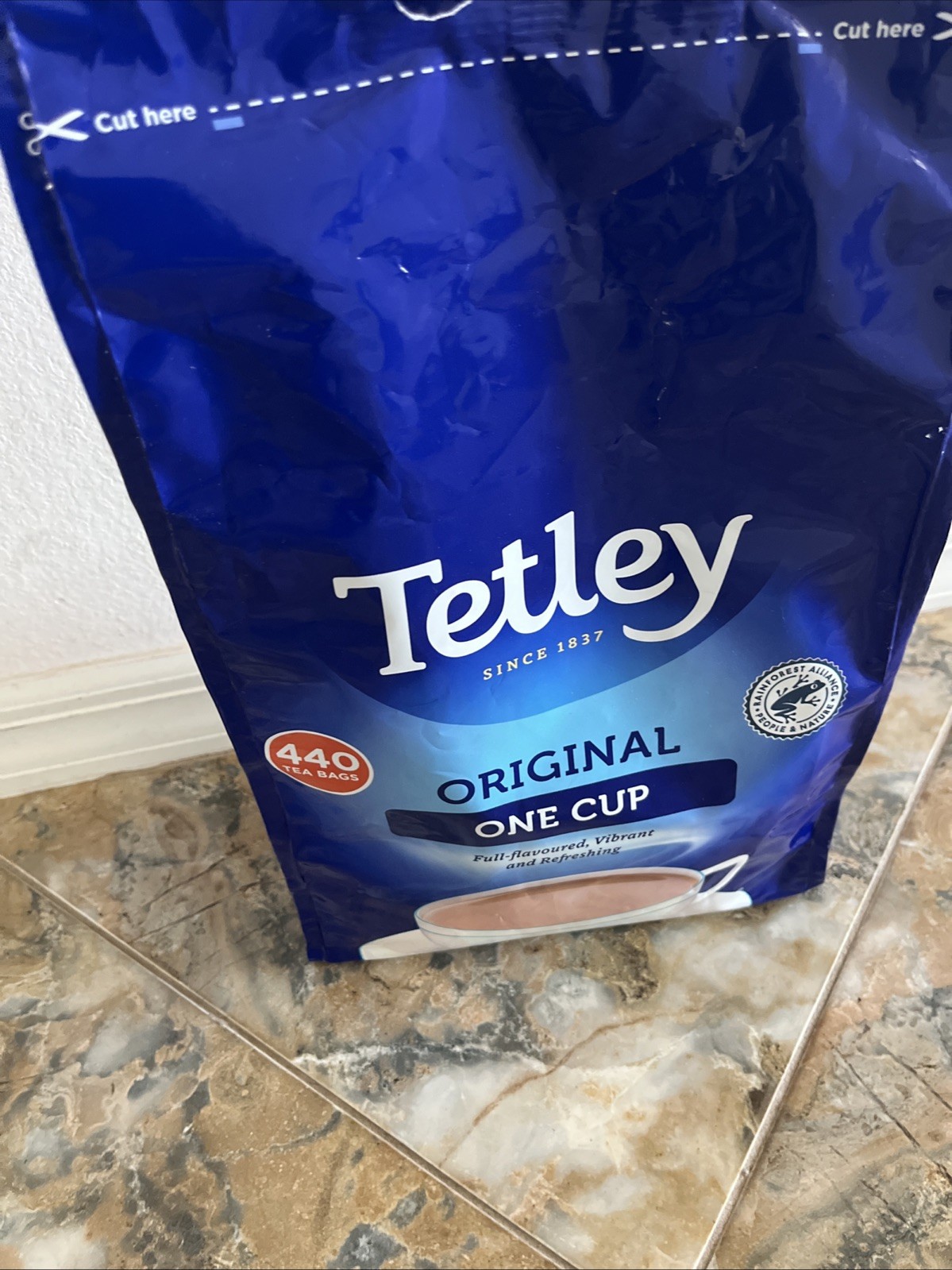 Tetley Original Tea Bags 440 Teabags 100% Natural Black Tea