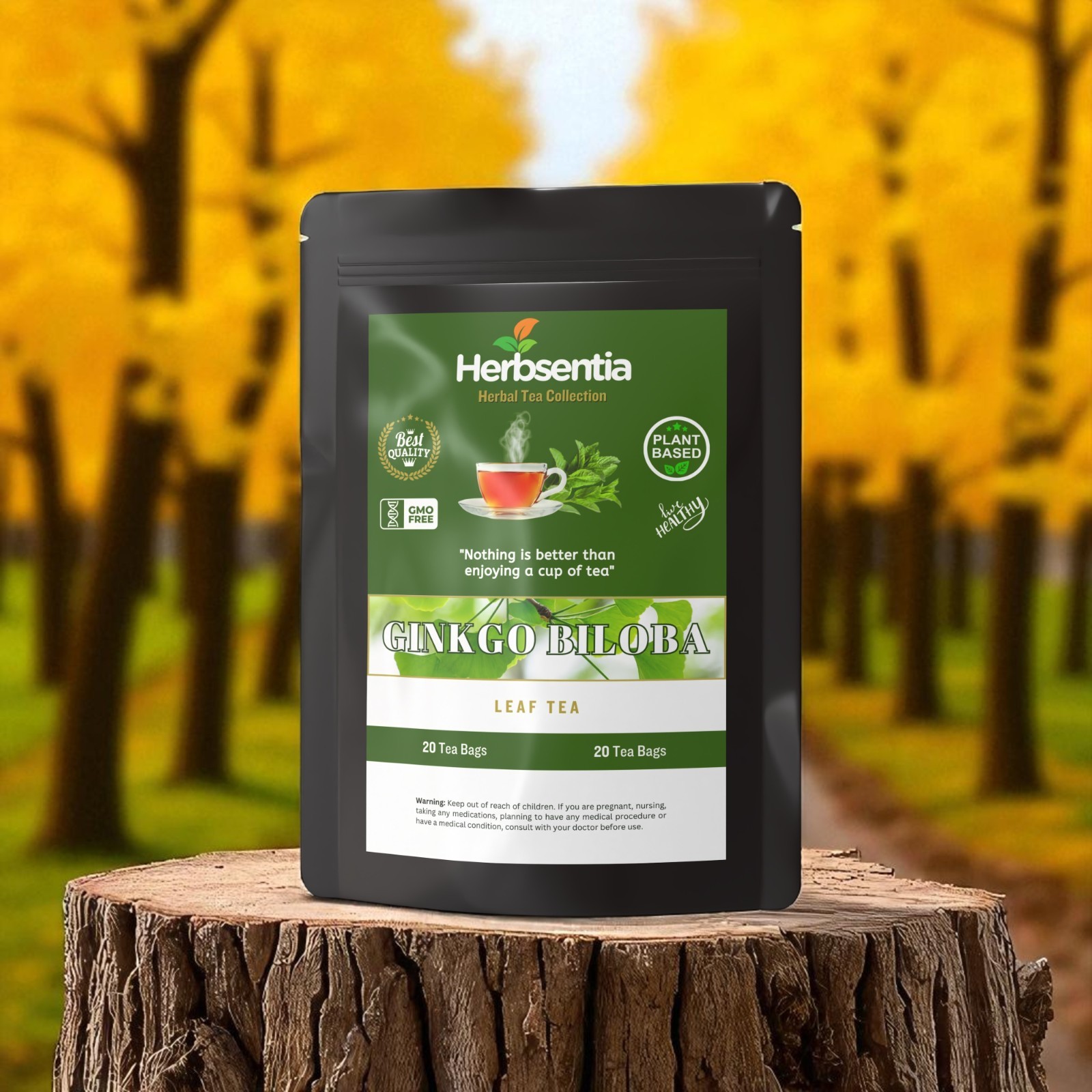 Gingko Biloba Tea – Memory and Focus