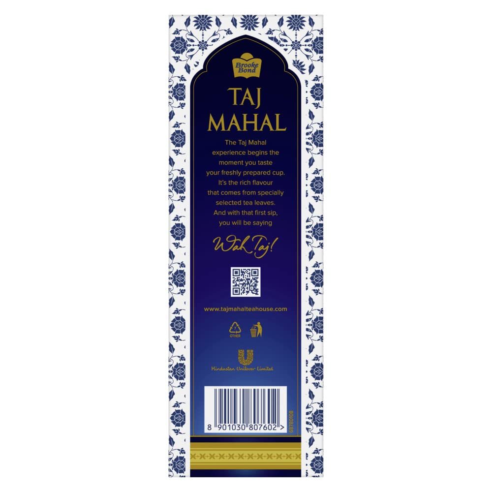 Brooke Bond Taj Mahal Tea Darjeeling India Brand Original Assam Chai -100GM -1kg