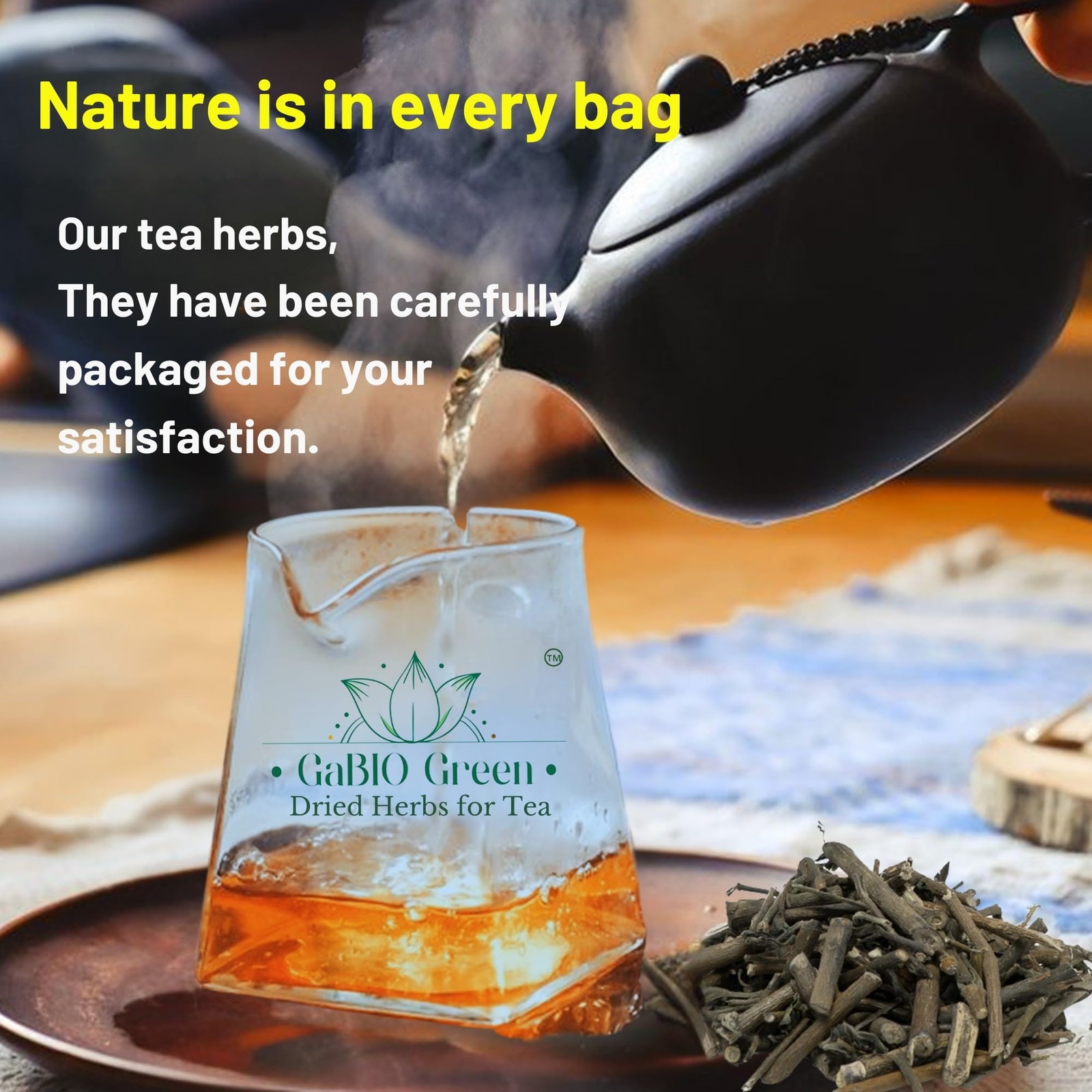 Muicle Mexican Honeysuckle Hierba tea 2 oz 100 % natural ,Gabio Green 2