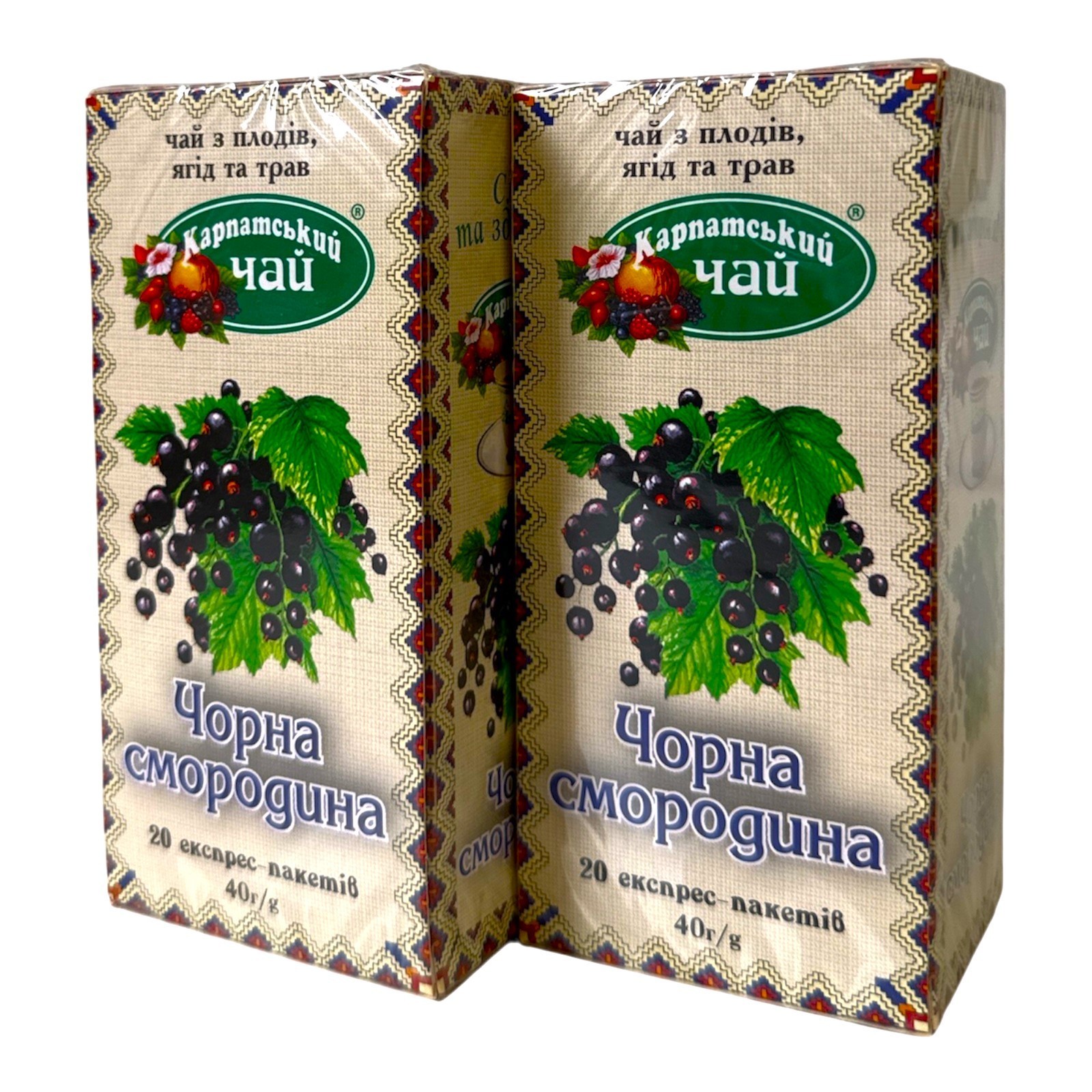 Carpathian Tea Blackcurrant – 2×20 Bags Ukraine